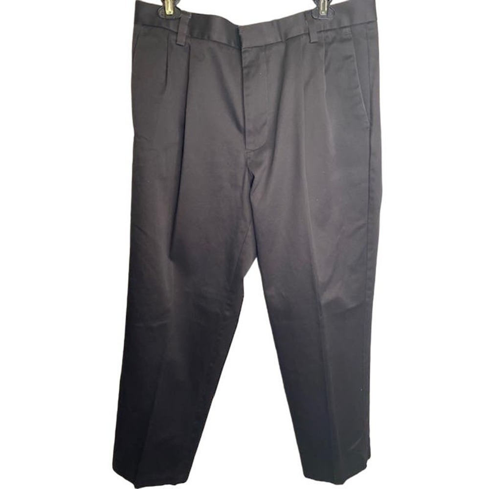 Dockers Men's Casual Pants 34x31 Black‎ Pleated Front